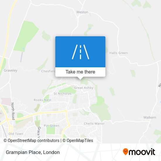 Grampian Place map