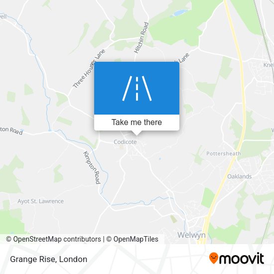 Grange Rise map