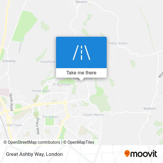 Great Ashby Way map