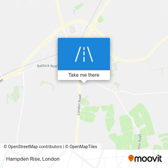 Hampden Rise map
