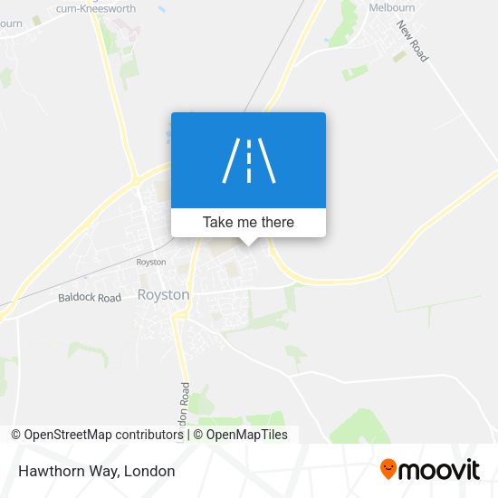 Hawthorn Way map