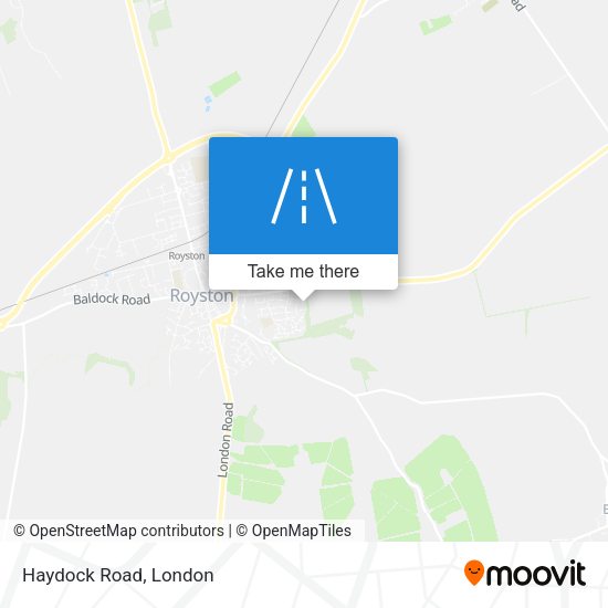 Haydock Road map