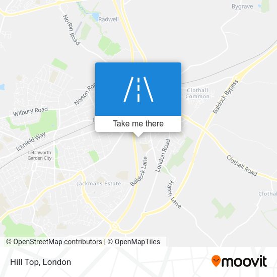 Hill Top map