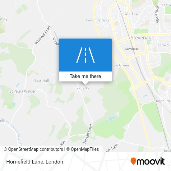 Homefield Lane map