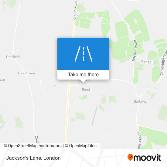 Jackson's Lane map