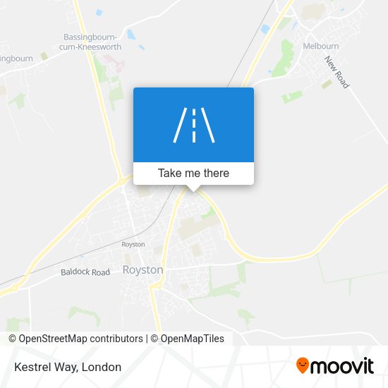 Kestrel Way map