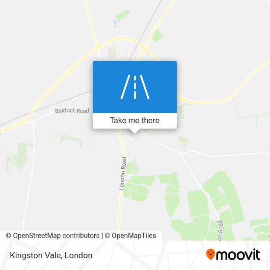 Kingston Vale map
