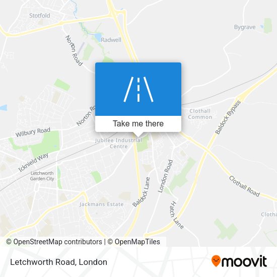 Letchworth Road map