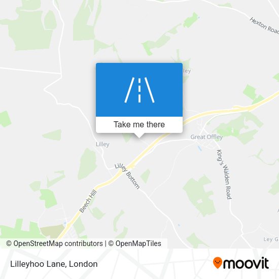 Lilleyhoo Lane map