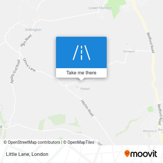 Little Lane map