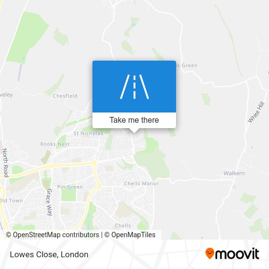 Lowes Close map