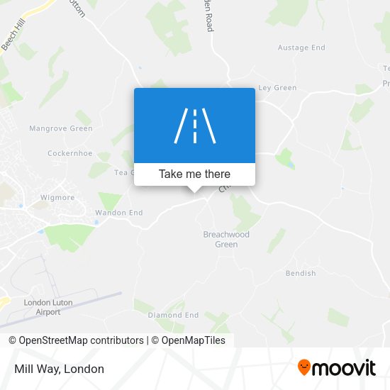 Mill Way map