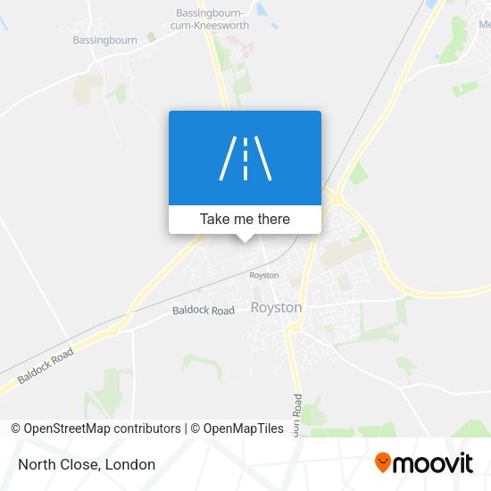 North Close map