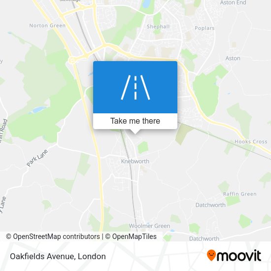 Oakfields Avenue map