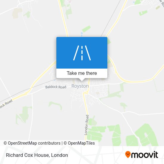 Richard Cox House map