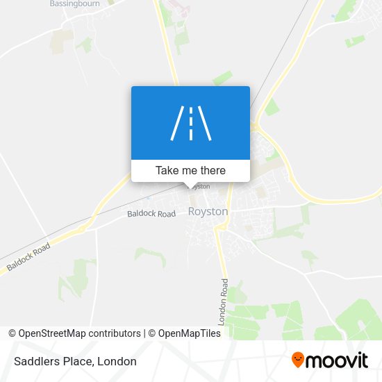 Saddlers Place map