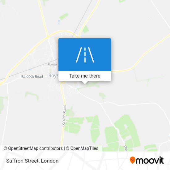 Saffron Street map