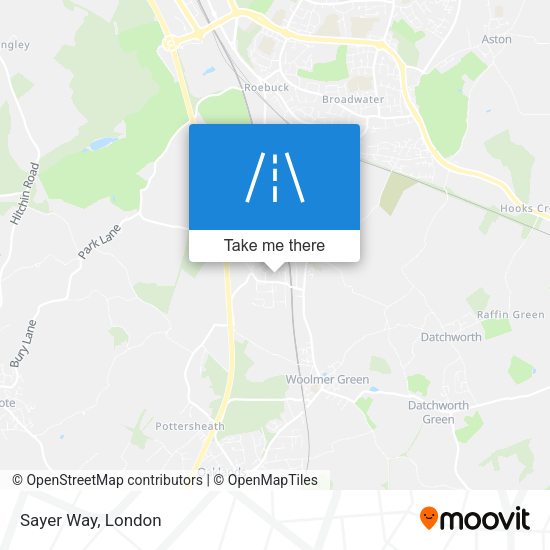 Sayer Way map