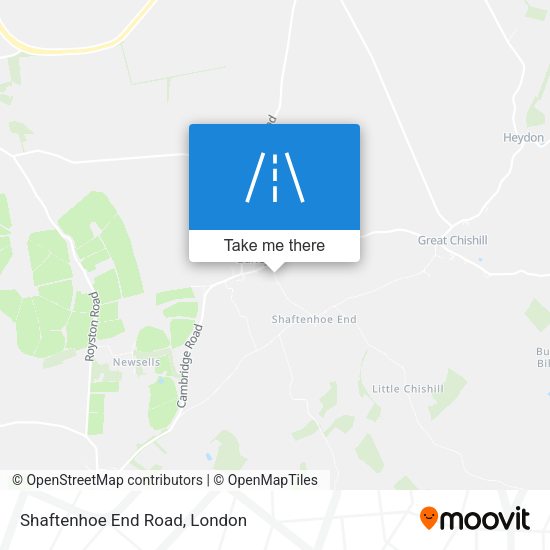 Shaftenhoe End Road map