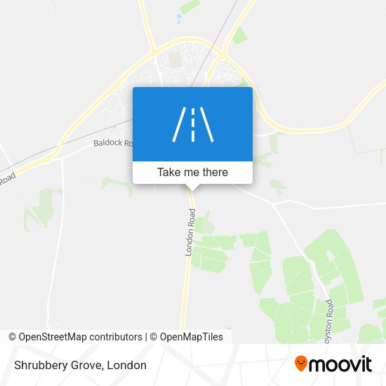 Shrubbery Grove map