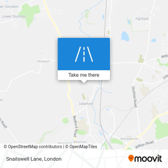 Snailswell Lane map