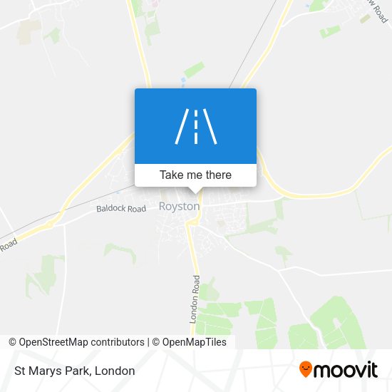 St Marys Park map