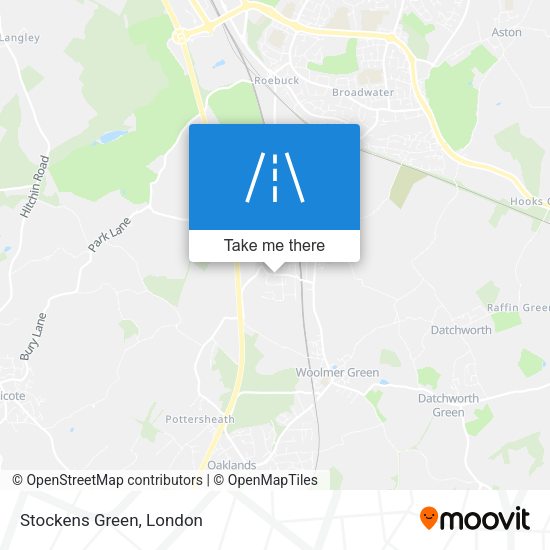 Stockens Green map