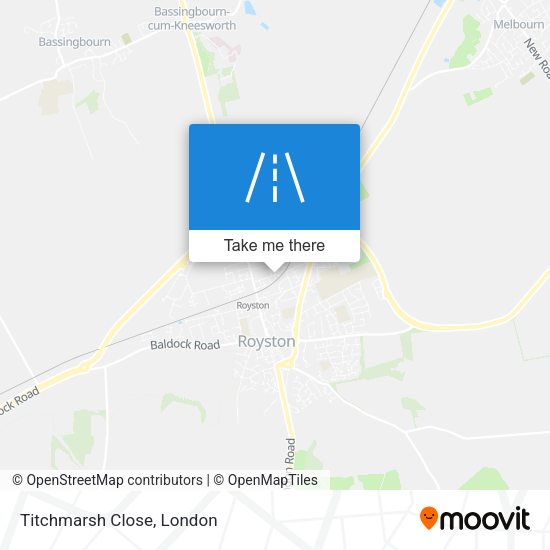 Titchmarsh Close map