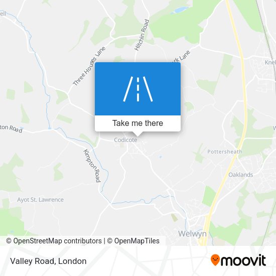 Valley Road map