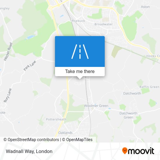Wadnall Way map