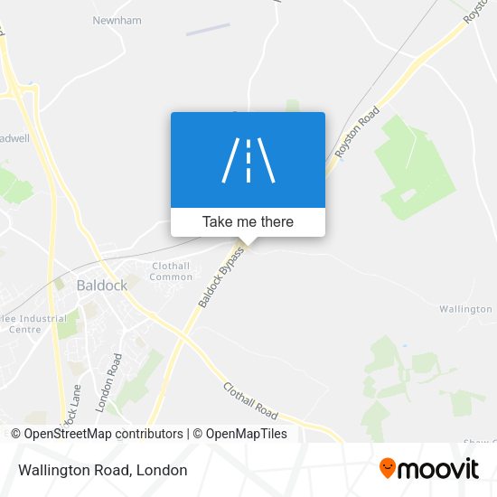 Wallington Road map