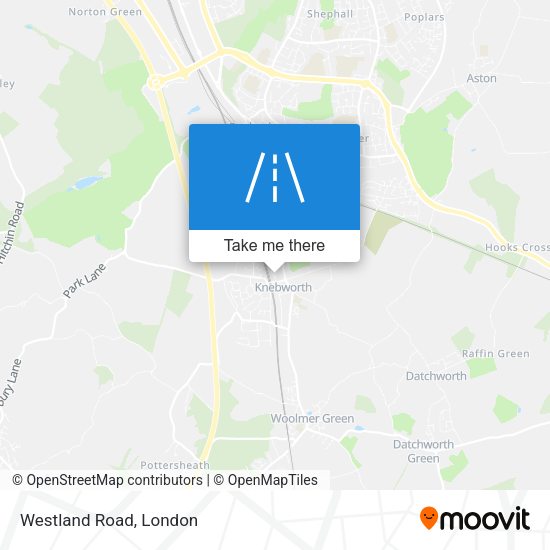 Westland Road map