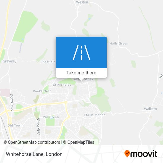 Whitehorse Lane map