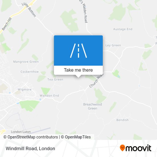 Windmill Road map
