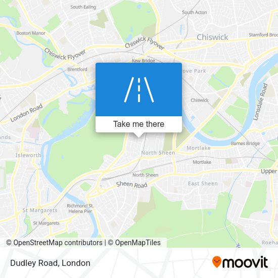 Dudley Road map
