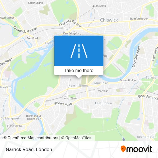Garrick Road map