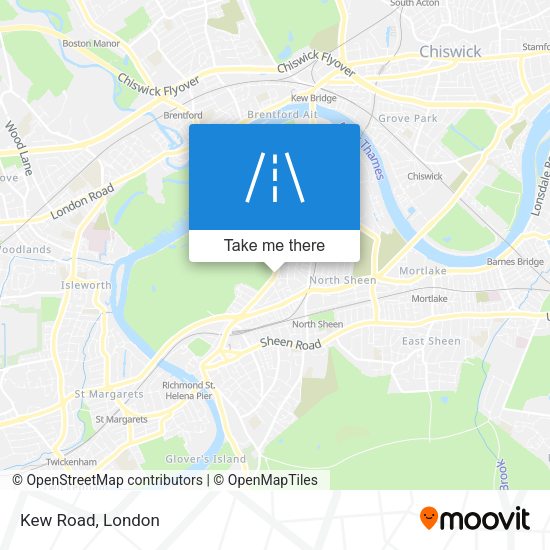 Kew Road map