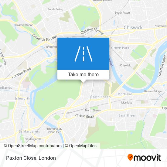 Paxton Close map