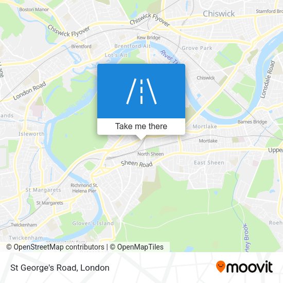St George's Road map