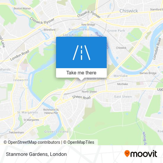 Stanmore Gardens map