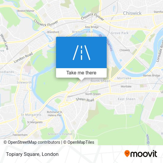 Topiary Square map