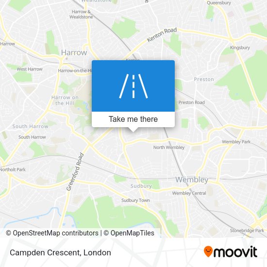 Campden Crescent map