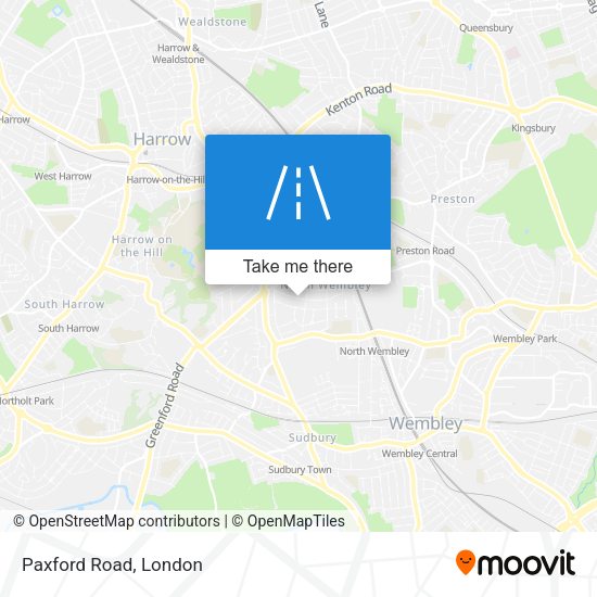 Paxford Road map