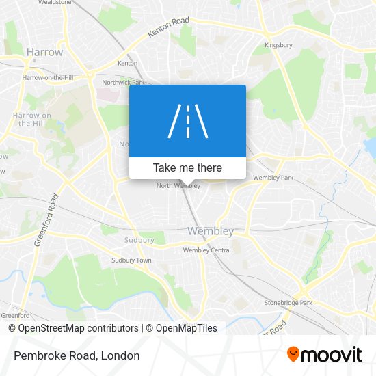 Pembroke Road map