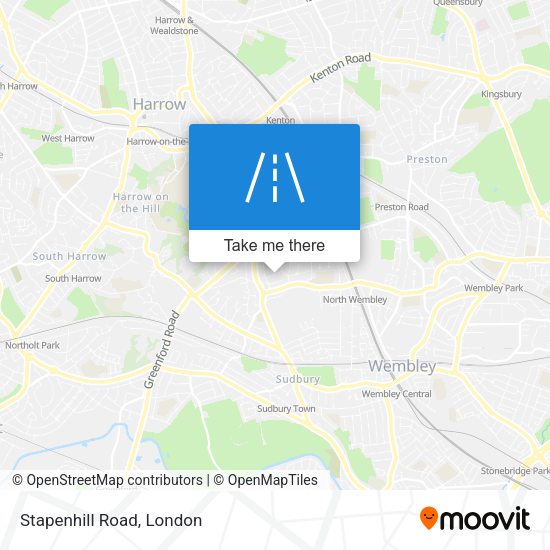 Stapenhill Road map