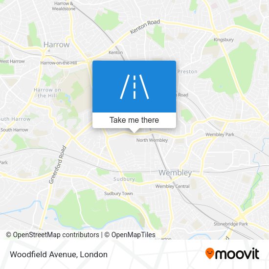 Woodfield Avenue map