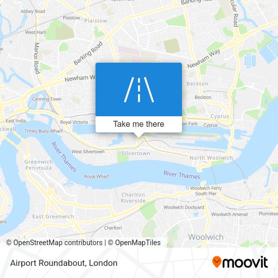 Airport Roundabout map