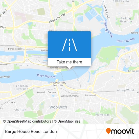 Barge House Road map