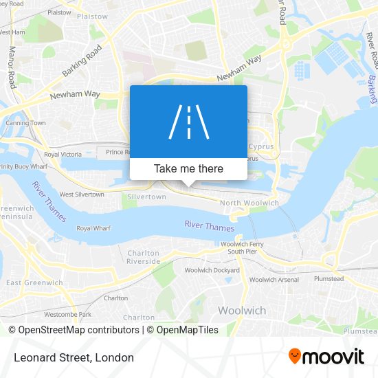 Leonard Street map