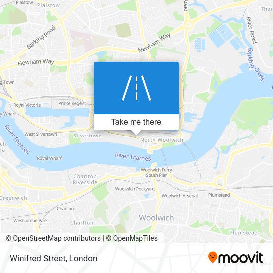 Winifred Street map